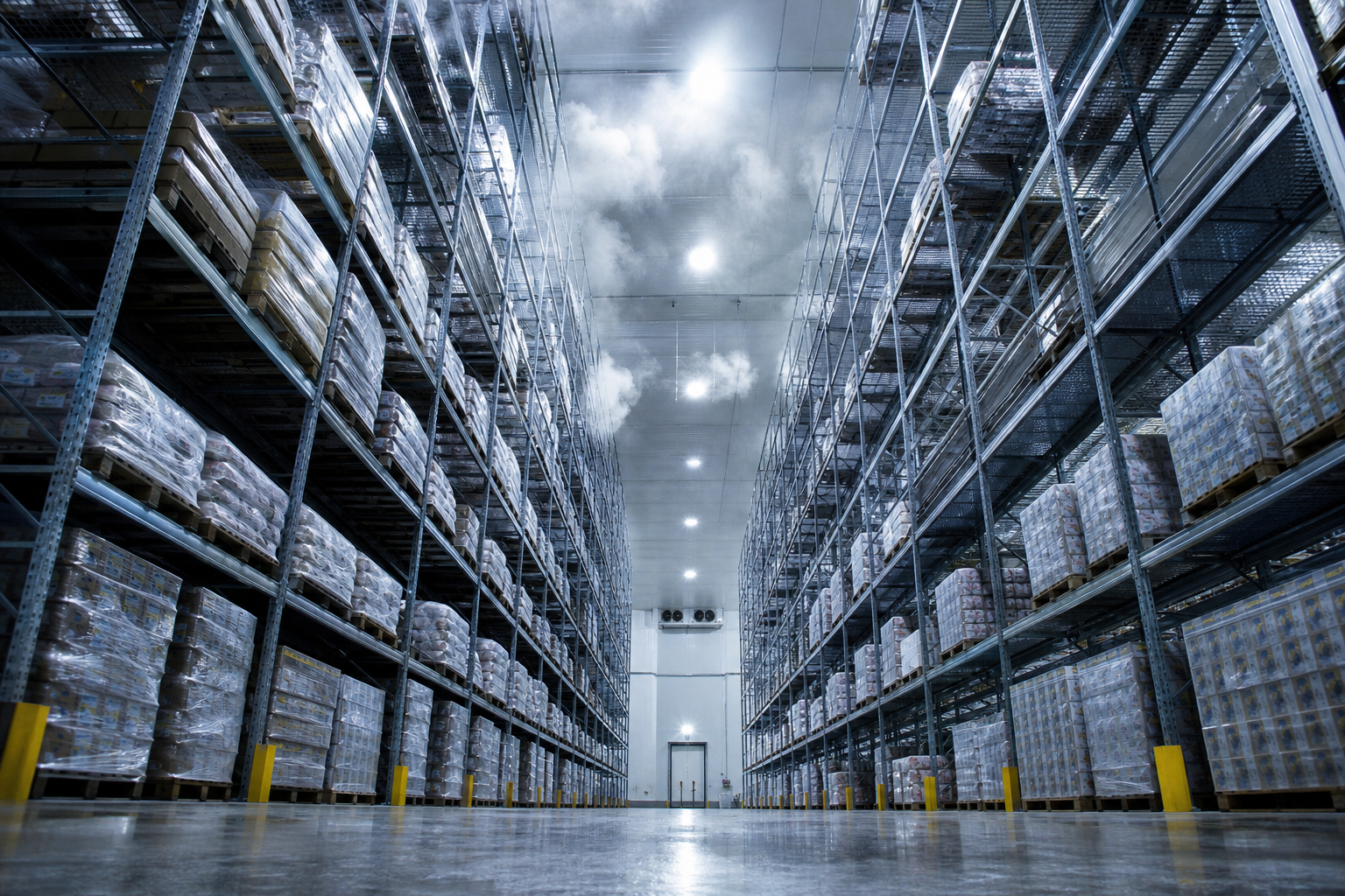 Modern industrial cold-storage facility